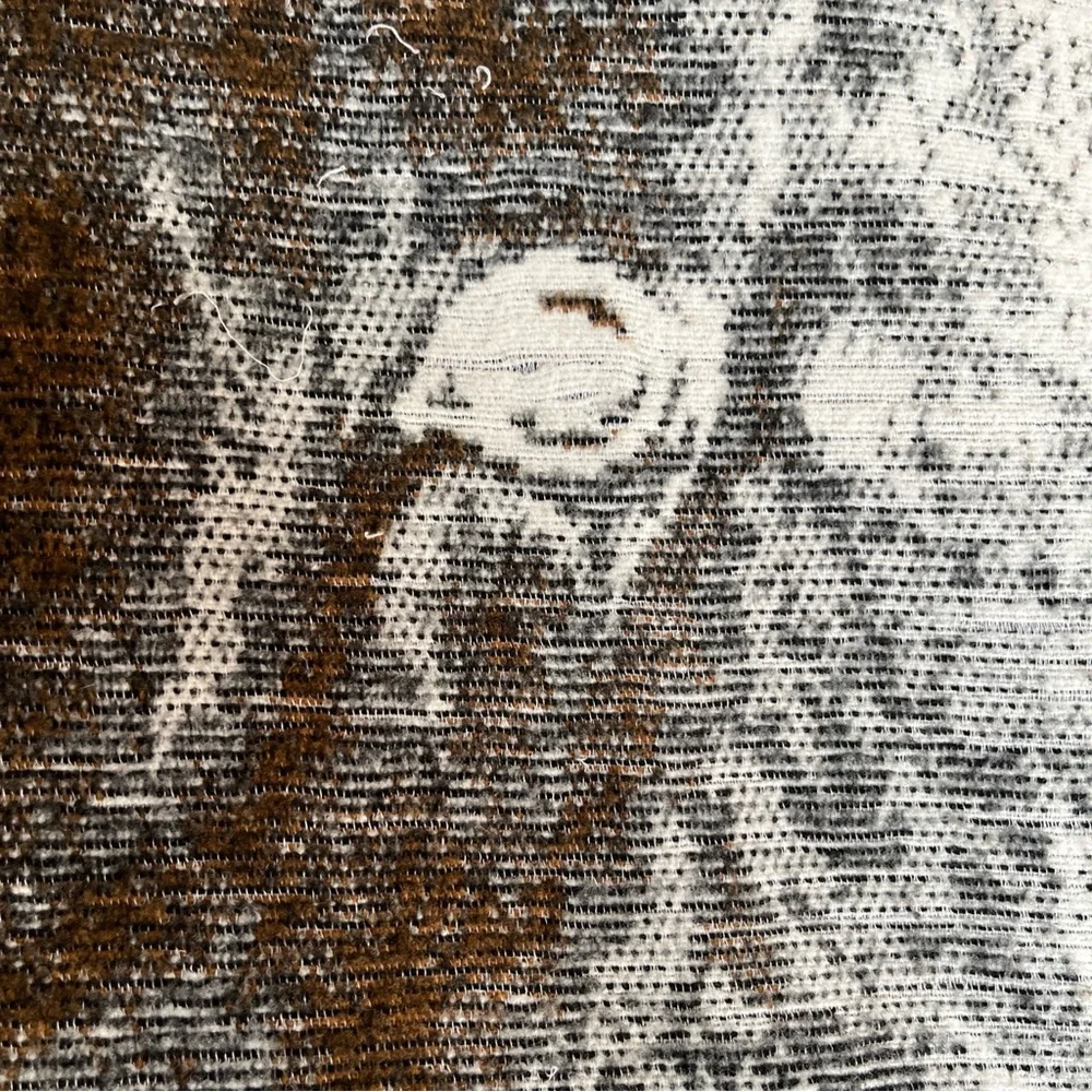 Vintage Biederlack Equestrian Horse Blanket Reversible Throw 70x52 USA FLAWED